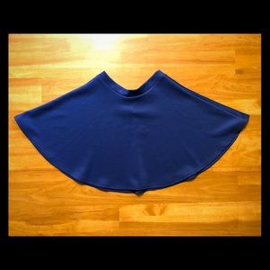 Navy blue love culture stretchy skirt